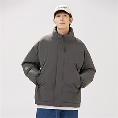 现货美式高街休闲夹克冬季立领纯色三防户外工装加厚棉服外套，男装夹克，电商A486