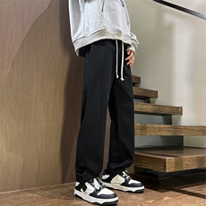港风秋冬酷丝棉美式高街宽松休闲长裤男K23319-P35控49，男装休闲裤，星座717