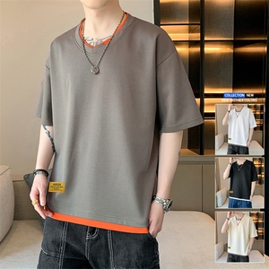 夏季短袖店主风休闲宽松潮牌百搭短袖T恤男TC3138RK01-P30控50图片