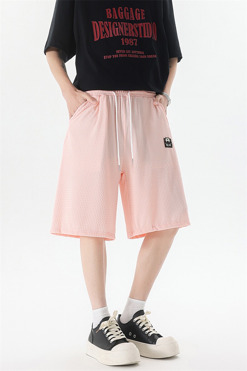 8XL-M2025夏季特大码阔腿短裤男高街ins宽松垂感休闲裤DK1510P45,男装牛仔裤,电商D206-1
