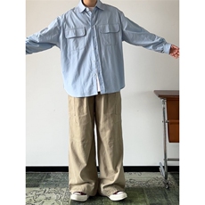 1506/Q30550/P42日系男装春秋简约休闲百搭衬衫宽松休闲衬衣男，男装衬衫，星座1506