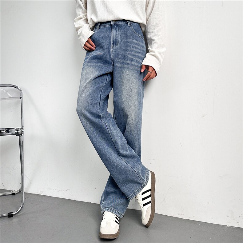 纽扣直筒牛仔裤深度库存-有加绒-可主推特批35-G115-69，男装牛仔裤，星座910