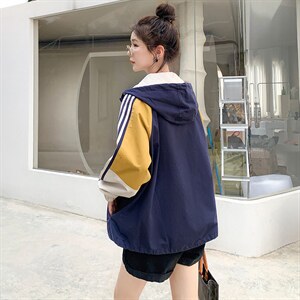 2022年秋季新款休闲宽松时尚百搭风衣外套图片