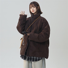 港风情侣定制面料保暖立领羽绒服外套225-2-Y205-P255控328，男装羽绒服，星座225-2