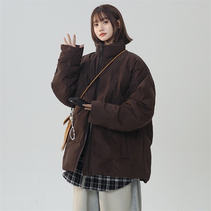 港风情侣定制面料保暖立领羽绒服外套 225-2-Y205-P255 控328图片