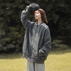 中性风立领机动皮夹克男女防风皮衣光板二开a406jk1206特p83，男装夹克，星座309（原A406）