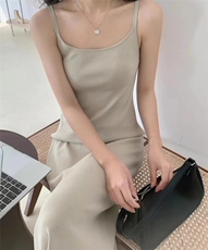 99090冰背心裙，女装背心吊带，搜尚