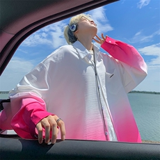 渐变玫红色