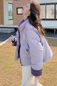 大货 紫色羽绒服 90绒  2C198-5810-P275 K418图片