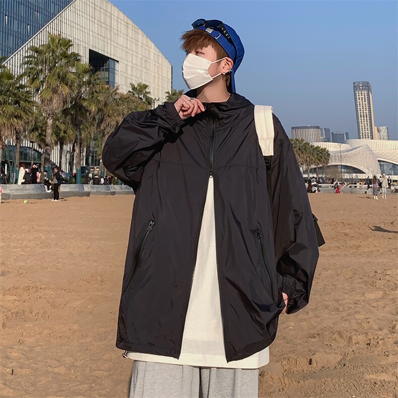 F8038/P60防晒指数UPF50+ 合格防紫外线防晒服男皮肤衣薄外套图片