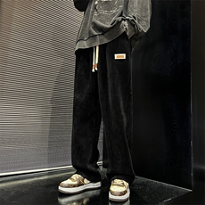 抖音品质440G雪尼尔休闲裤A014-DY2193常规P65控88，男装休闲裤，电商A014