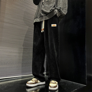 抖音品质440G雪尼尔休闲裤A014-DY2193常规P65控88图片