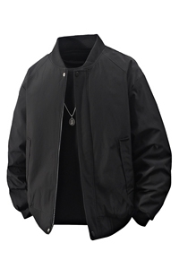 冬季clean纯色棒球服领棉服加厚短款棉衣 HZ8815-特P68不议价图片
