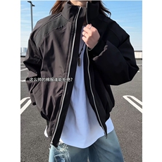 冬季立领美式解构棒球服棉衣保暖加棉加厚保暖棉服夹克衫JKF98，男装夹克，星座516A