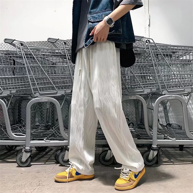 冰丝弹力直筒裤克莱因蓝裤子K2845P30,男装休闲裤,星座1116-2