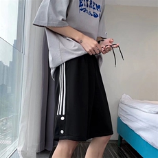 男夏季潮流时尚休闲大码条纹短裤D512P25，男装休闲裤，星座1116-2