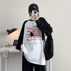 德绒打底DY5306-TP30控价48冬季印花宽松上衣男女时尚圆领卫衣，男装卫衣，电商A102-1