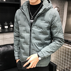 现货外贸侧飞图立领光板团体服班服宽松韩版情侣学生外套羽绒服，男装羽绒服，星座301D-5(原星座1415）