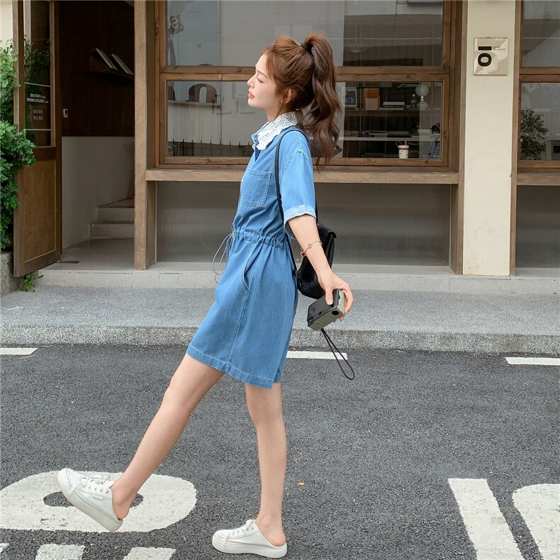 牛仔连体裙2C323P135-188,女装连衣裙,2C323