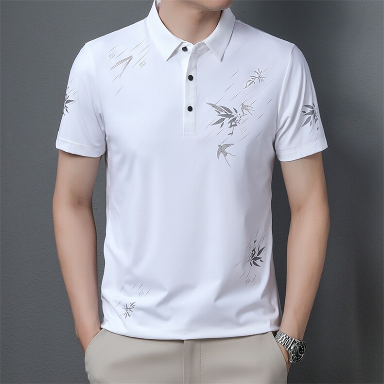 AD805钱塘2020-3夏季男翻领休闲短袖T恤精品P68,男装T恤,钱塘207-3