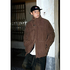 秋冬棉衣加厚夹克加绒外套厚棉袄飞机扣小众1016-1W104P128K158，男装夹克，星座1016-1（原电商B408-1）