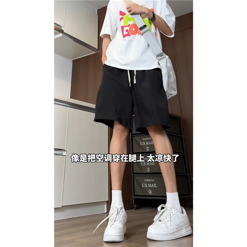 夏季休闲冰丝短裤宽松版透气五分裤A061-AD00214-特P20图片