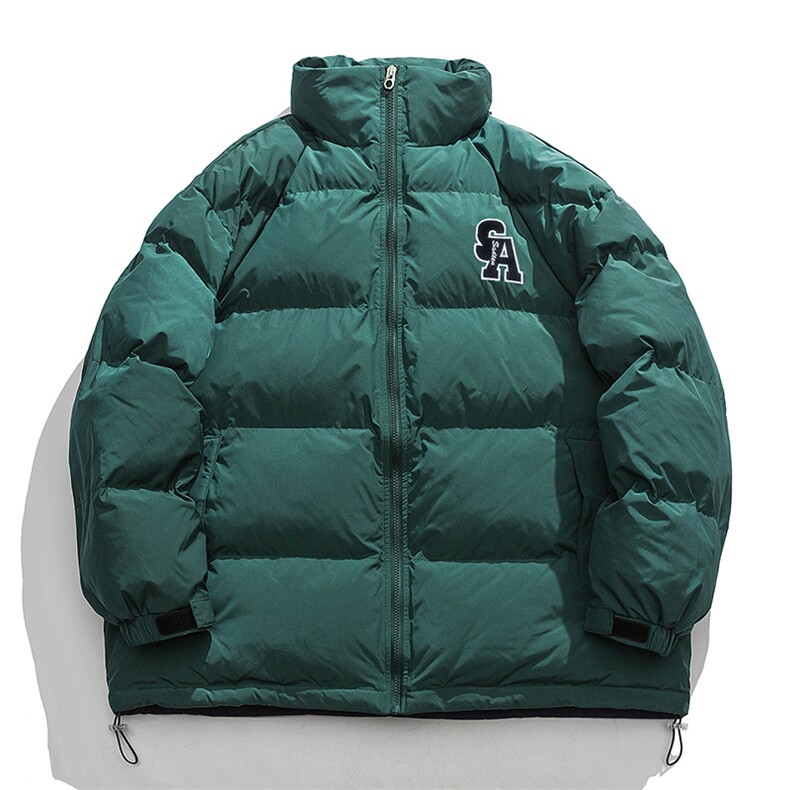 冬季新款宽松面包服港风青春立领棉服男纯色棉衣外套MY9067-P100,男装棉衣,电商A128