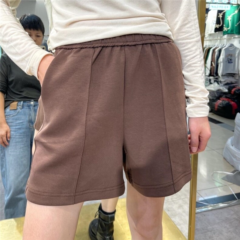 卫衣空气短裤黑色咖啡色MLXL，女装卫衣/绒衫，欧诗尚