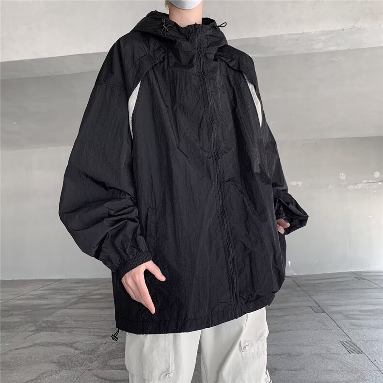 夏季防晒衣男士韩版潮流痞帅气百搭宽松2024新款ins外套W5811-P41,男装防晒衣,星座412-3