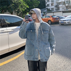 JK668J-P95-限价138M-5XL现货连帽加绒羊羔毛牛仔棉服cityboy，男装棉衣，星座116