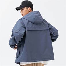 外27-2GANYOU日系多口袋工装防泼水连帽冲锋衣JK26-P145，男装夹克，新杭派外27-2