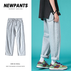 9231 蓝白（皮带裤)