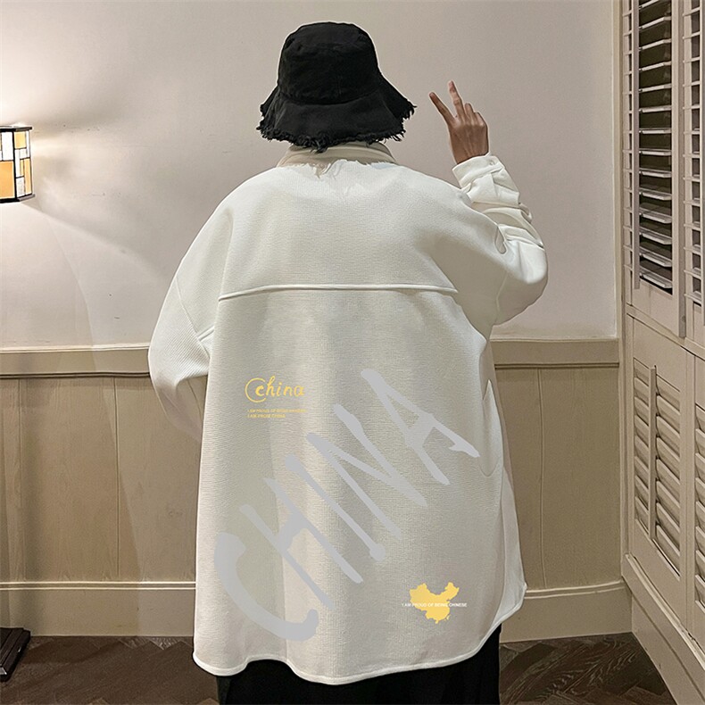 控58加厚加绒衬衫男大码长袖衬衣男外套HC79208-P38加绒款-P48,男装衬衫,电商A040