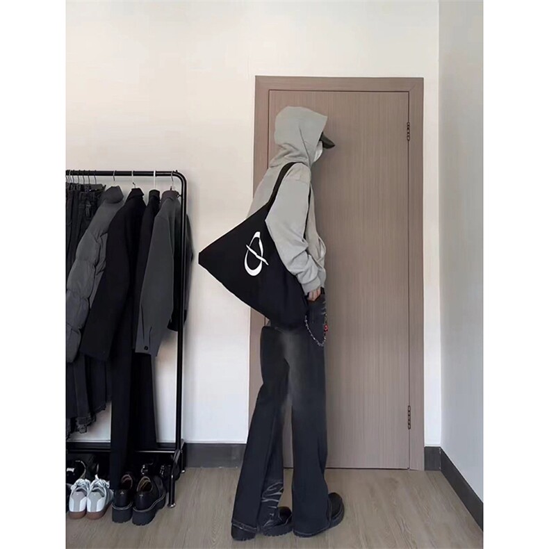 美式ins高街cleanfit重工艺水洗暗黑微喇牛仔裤货号K2401P60,男装牛仔裤,电商A063