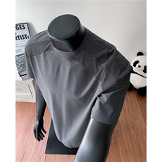 现货夏装速干防晒冰丝透气短袖T恤男装夏季网眼拼接半袖S429-特23，男装防晒衣，电商A233-1