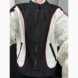 B221 美式ins高街暗黑痞帅型男机车服外套上衣 SY2306-P90控118图片