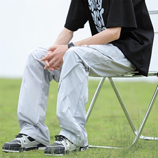 夏季薄款速干宽松直筒休闲长裤美式潮牌机能冲锋裤子男K7186-P38，男装休闲裤，星座512-4