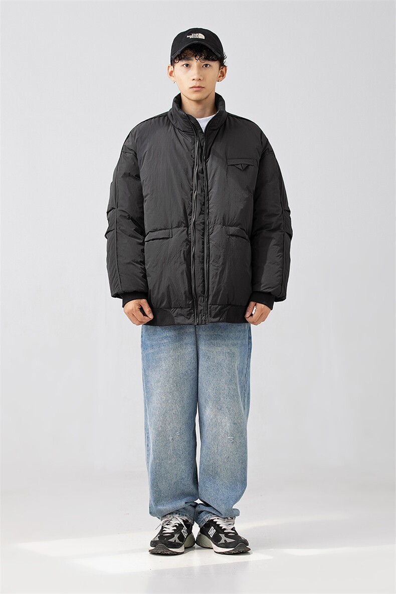 外27-2日系纯色90白鸭绒羽绒服YR01-P275,男装羽绒服,新杭派外27-2