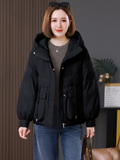 2025年冬季常规休闲风时尚羽绒服，女装羽绒服，婷思杰（原婷想服饰）