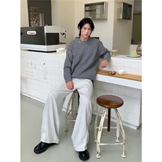 秋冬款高级感毛衣男潮牌宽松百搭简约针织衫Y5018-P57，男装针织衫/毛衣，星座208-5