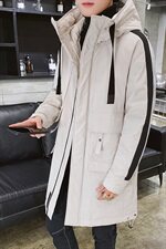 冬季棉衣青少年棉袄加厚保暖休闲韩版连帽外套男装棉服DS307T，男装棉衣，电商A102