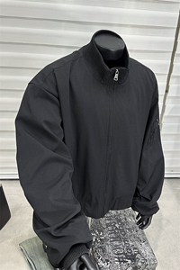 男装2026春季飞行服夹克春装大码clean fit宽松拉链外套S381-特88图片