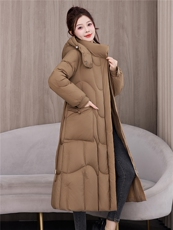 现货2025年冬季保暖白鸭绒厚款长款，女装羽绒服，琦鑫阁（原依鑫阁）