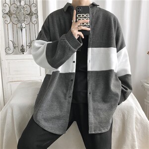 港风ins毛衣外套男百搭宽松休闲男针织衫开衫夹克1008-1-SY08-p45,男装夹克,星座1008-1