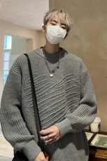 8XL-M特大码毛衣男高品质加厚宽松胖子毛衣针织衫MY1201P58控78，男装针织衫/毛衣，电商D206-1
