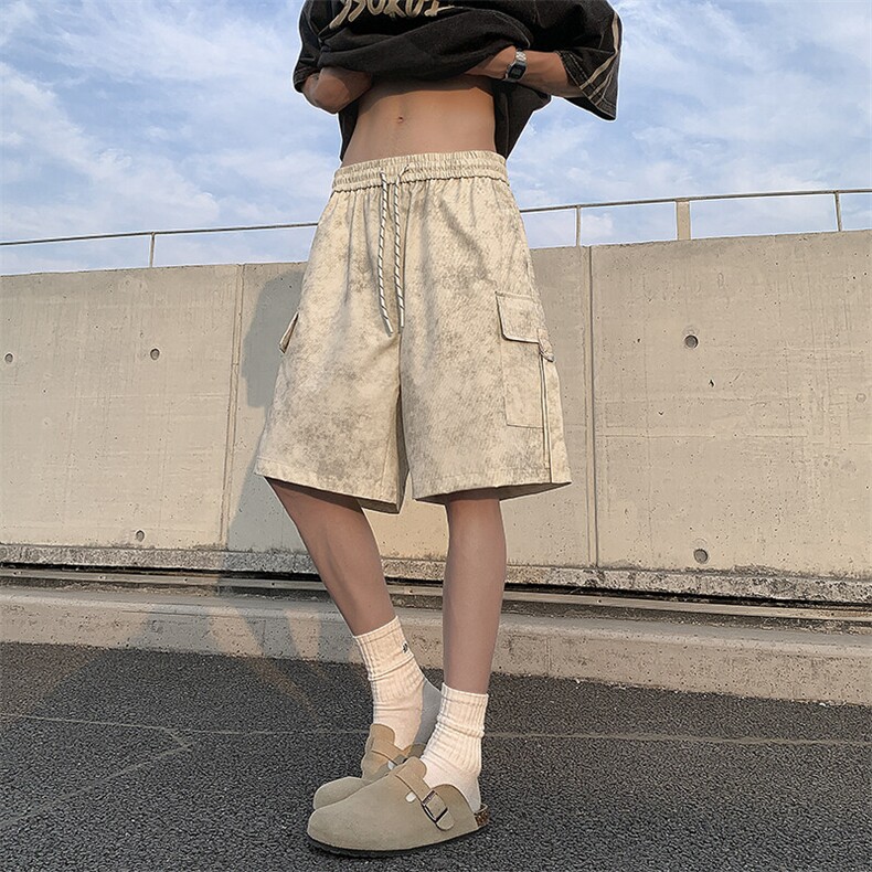 夏季新款直筒休闲工装短裤户外运动五分裤男运动短裤图片