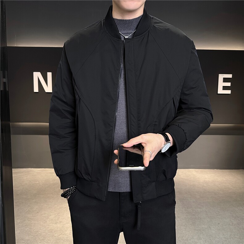 冬季男士棒球领羽绒服  【标50控活动价278】图片