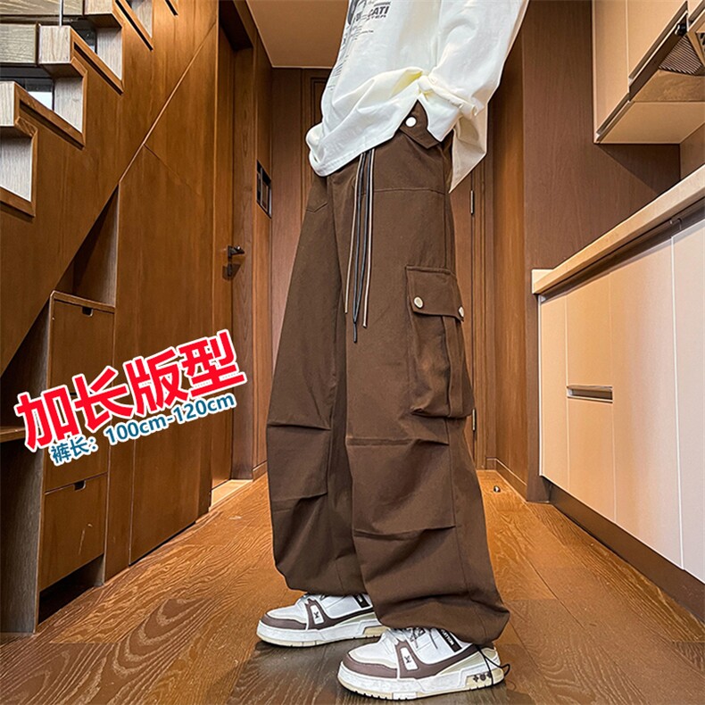 加长版工装裤男高个子休闲裤伞兵裤188cm110裤子KZ012P78加绒88，男装工装外套，电商B312