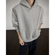 加绒奥粒绒拼接重磅500克连帽卫衣硬挺宽套头外套RH5306JR-P62，女装短外套，星座610B-1