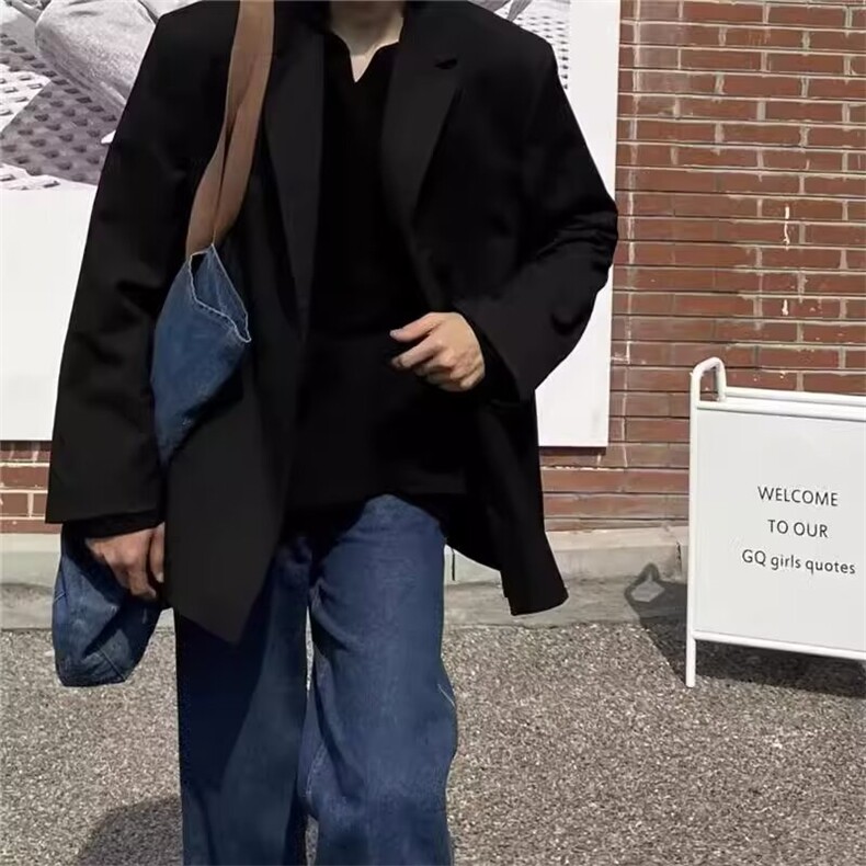 T53-P29秋季韩版帅气极简风小V领纯色长袖T恤,男装T恤,电商B323A